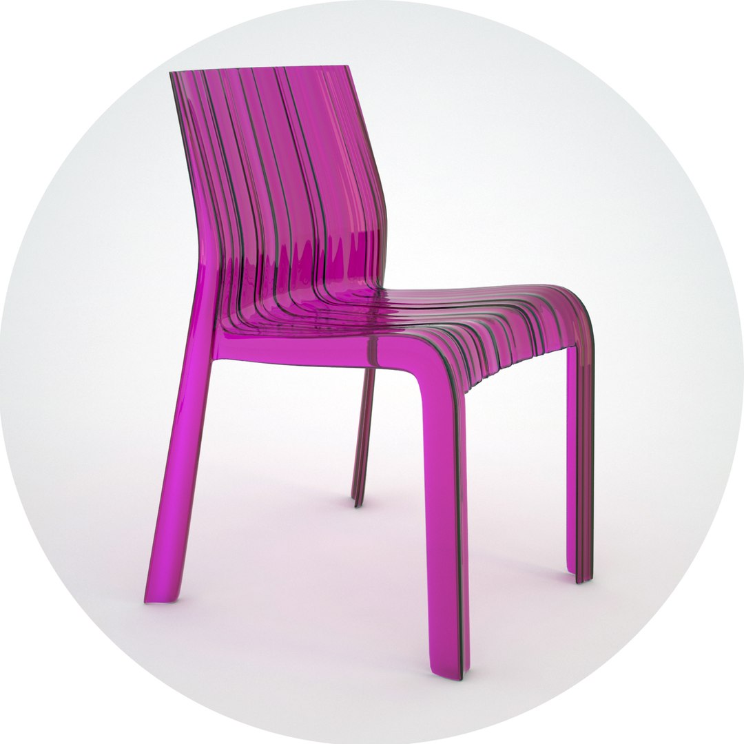 3dsmax Kartell Frilly Chair