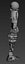 cyborg roboter arm leg model