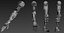 cyborg roboter arm leg model