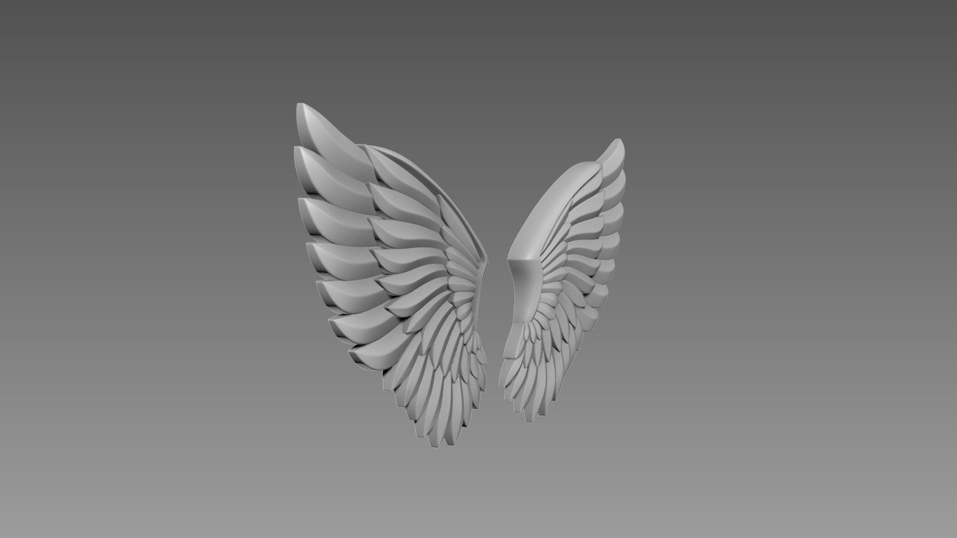3D Wings relief model - TurboSquid 2139309