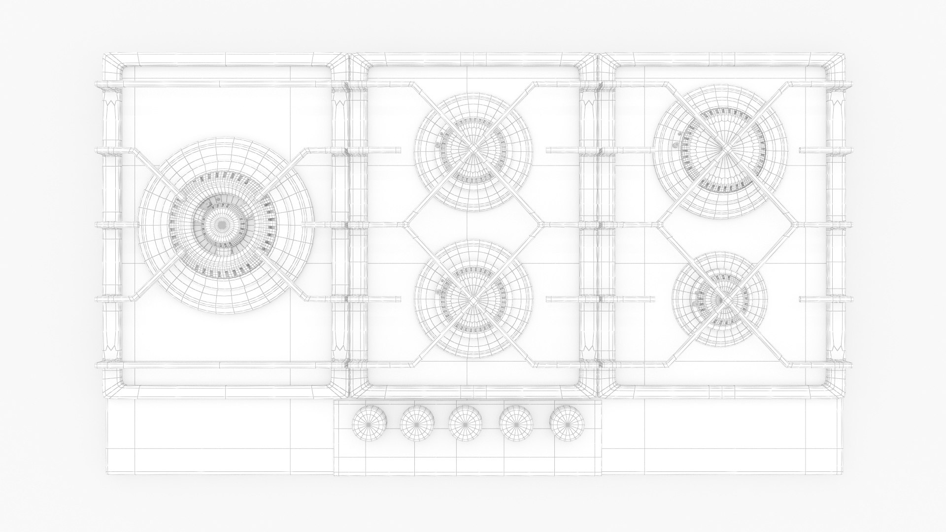 Glass Cooktop 3D - TurboSquid 2071852