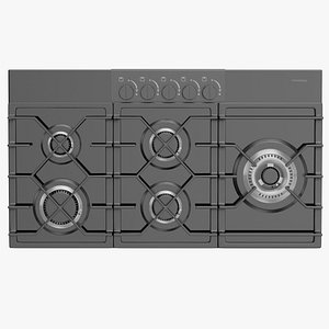 Glass Cooktop 3D