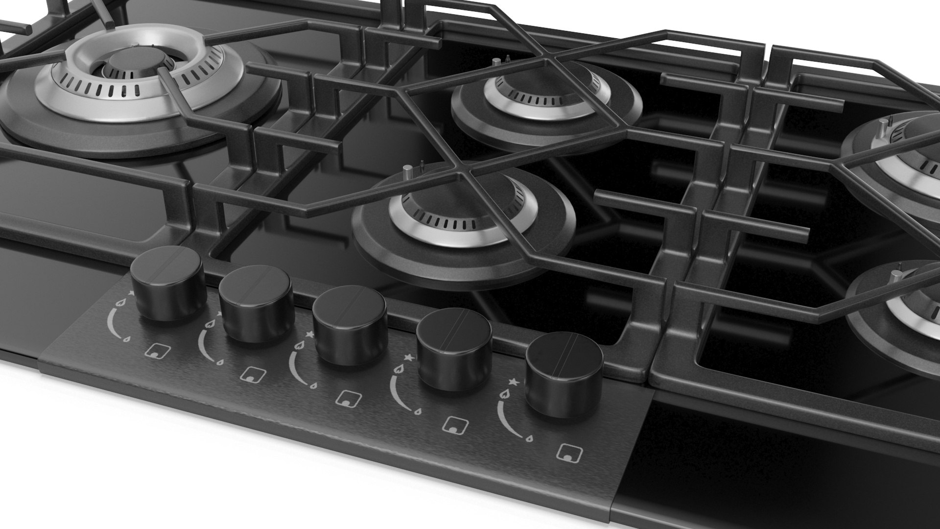 Glass Cooktop 3D - TurboSquid 2071852