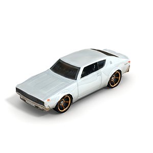 1973 Nissan Skyline HT 2000GT R - Low Poly