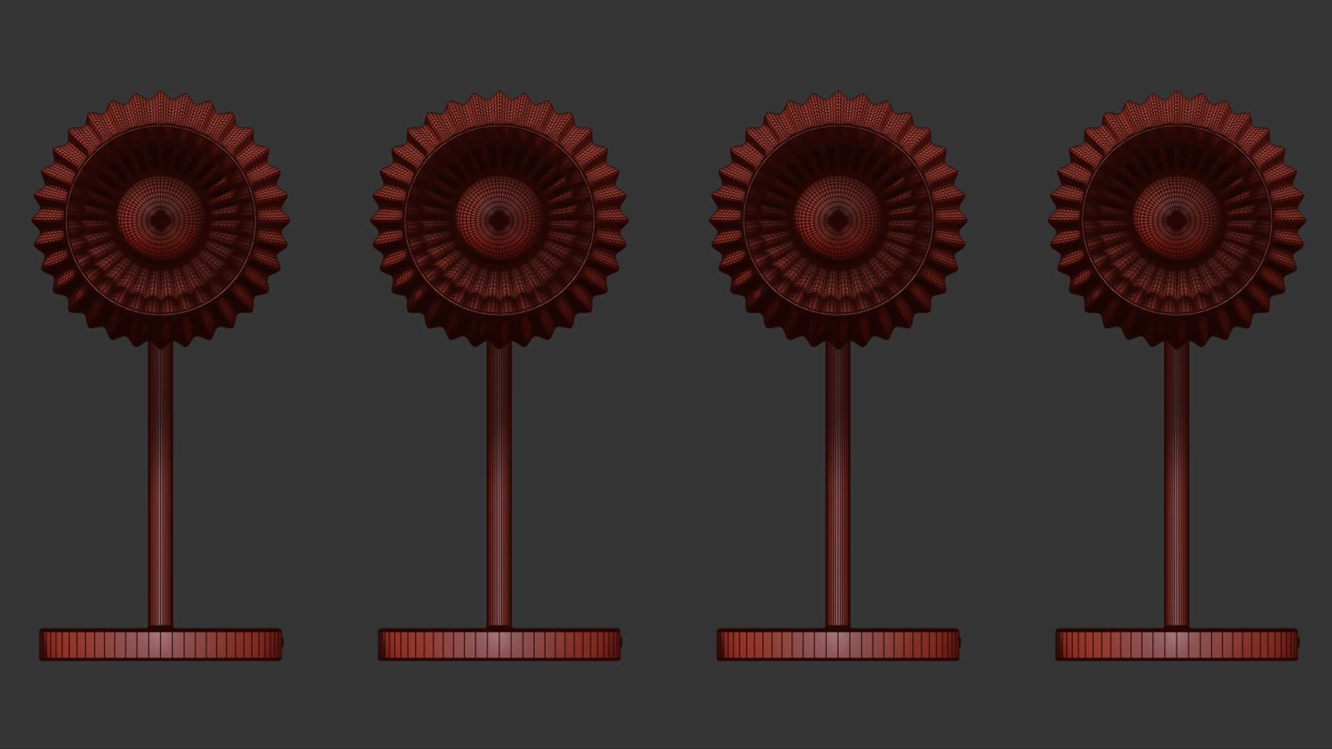Sculptural Glass Ribbed Sconce 3D - TurboSquid 2113907
