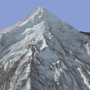 Mt Hood 3D Model