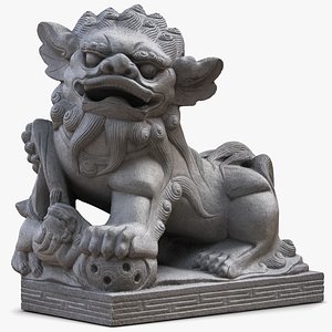 Lucky Dog 4 Thai Sculpture