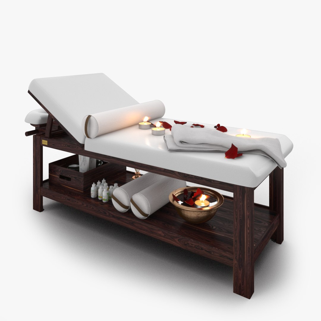 3D Spa Massage Bed Model 1147539 TurboSquid