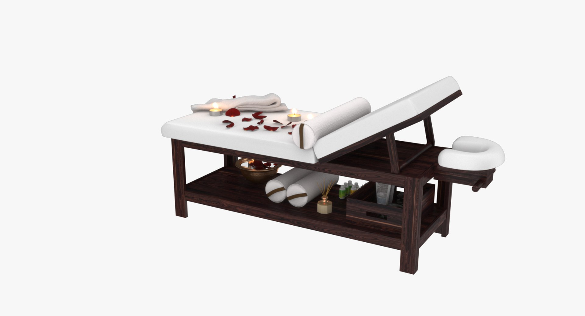 3D Spa Massage Bed Model | 1147539 | TurboSquid