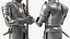 3D Rigged Medieval Knight Plates Armor Collection 2