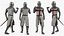 3D Rigged Medieval Knight Plates Armor Collection 2