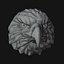 Eagle head 3D print ready