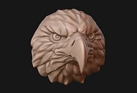Eagle head 3D print ready