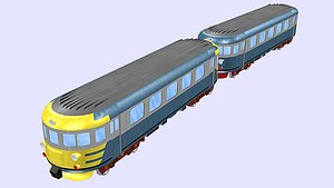 finnish railbus dm7 3D model