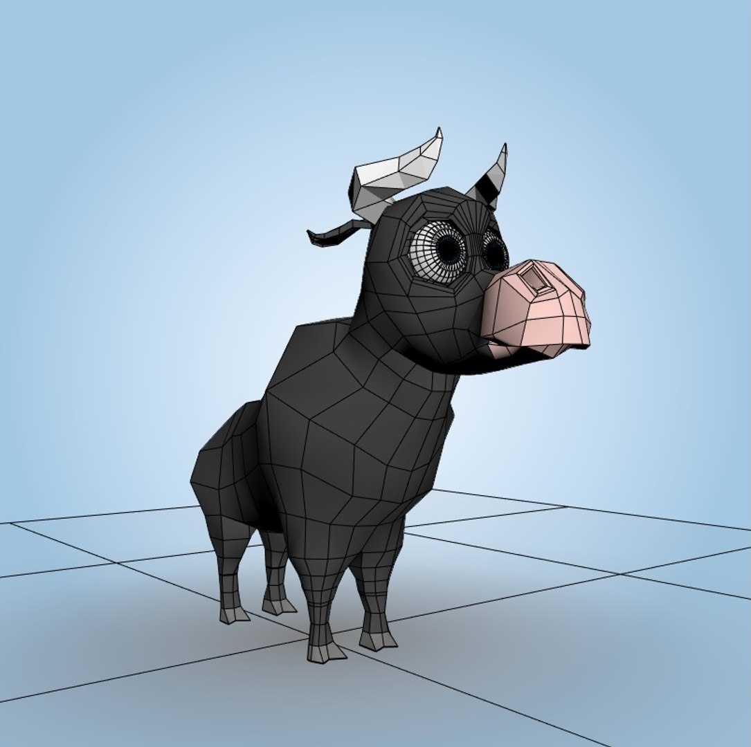 Bull 3D model - TurboSquid 1833272