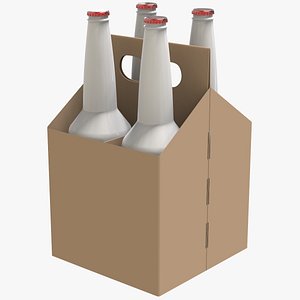 Bottles Holder Packaging 3D model