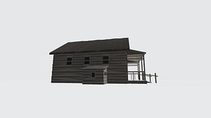 Ranger station - low poly
