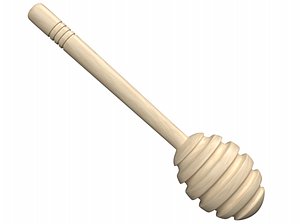 Honey Spoon Dripper PBR 3D model