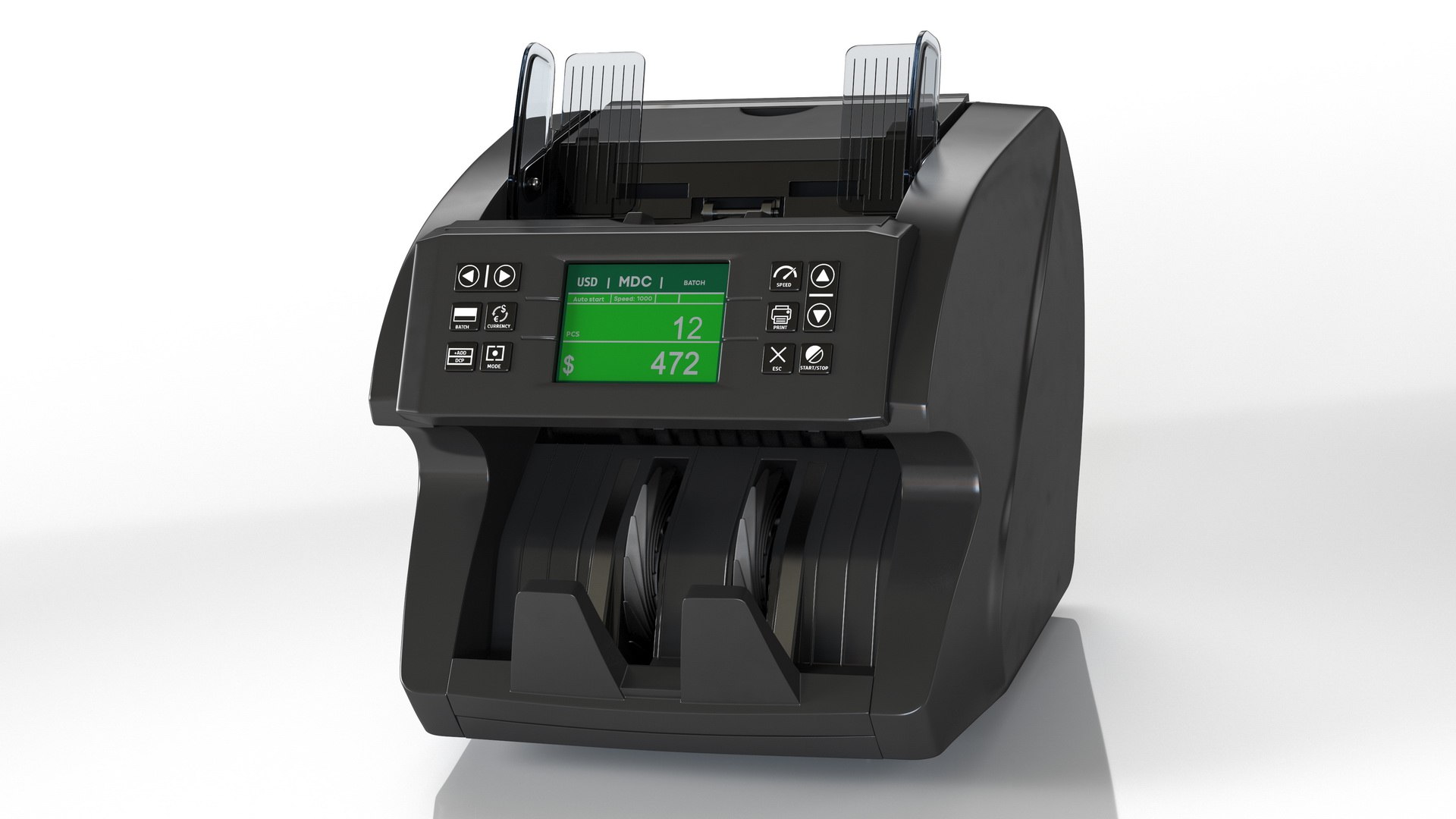 Cash Counter 3D model preview