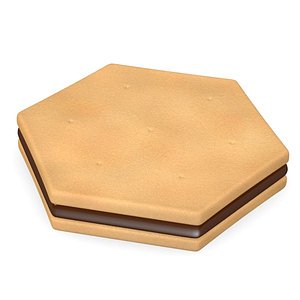 3ds max biscuit filled