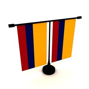 3D Flag of Colombia