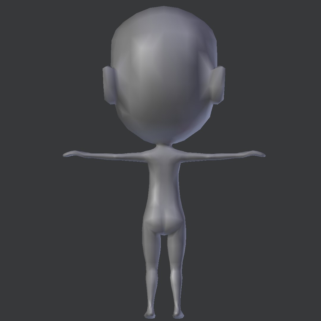 Chibi Base Model - TurboSquid 1392363