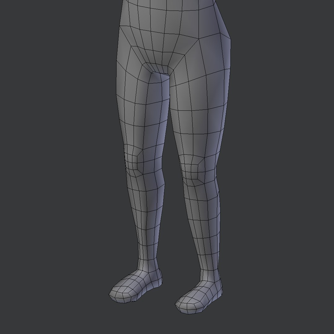 Chibi Base Model - TurboSquid 1392363