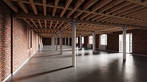 Photorealistic English Brick Interior 3ds Max Corona 9