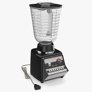 Classic Kitchen Blender with Glass Jar Black