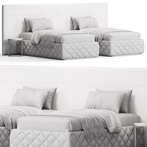 Meridiani Tuyo Twin Beds 3D model