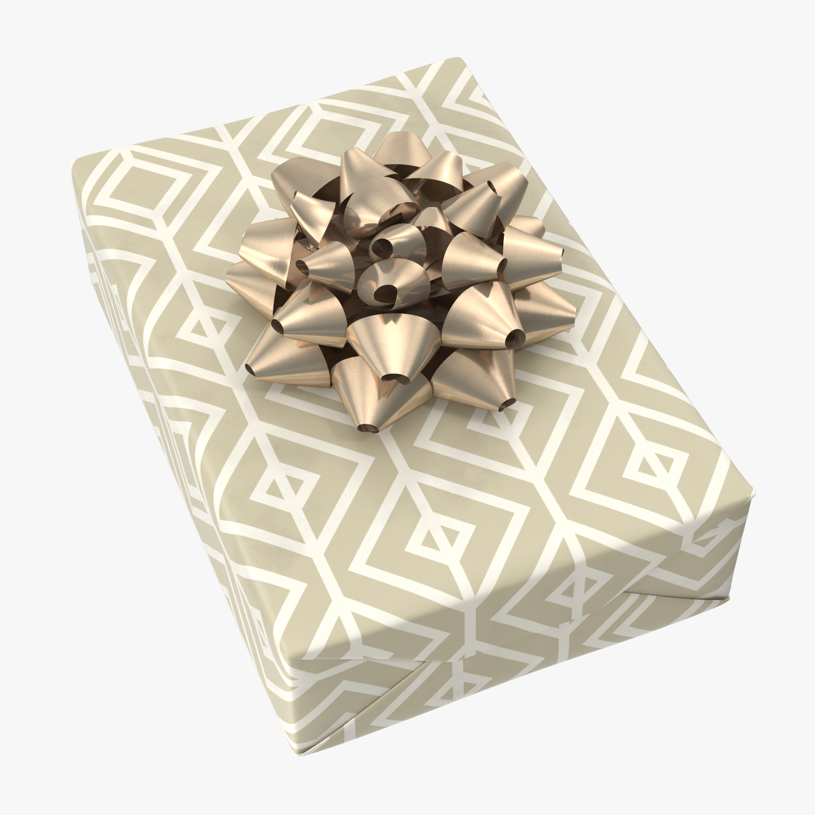 3D christmas wrapped gift 02 - TurboSquid 1243812