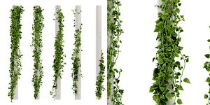 3D Collection plant vol 421 - blender model model