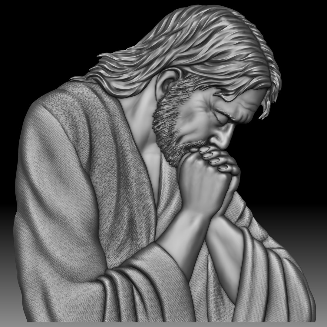 3D Jesus praying low bas-relief for CNC router or print model https://p.turbosquid.com/ts-thumb/Kr/p1FXh0/tZ/17/jpg/1721778722/1920x1080/fit_q87/02477512478f98b55e5d4c670a8a8bd9959e41f8/17.jpg