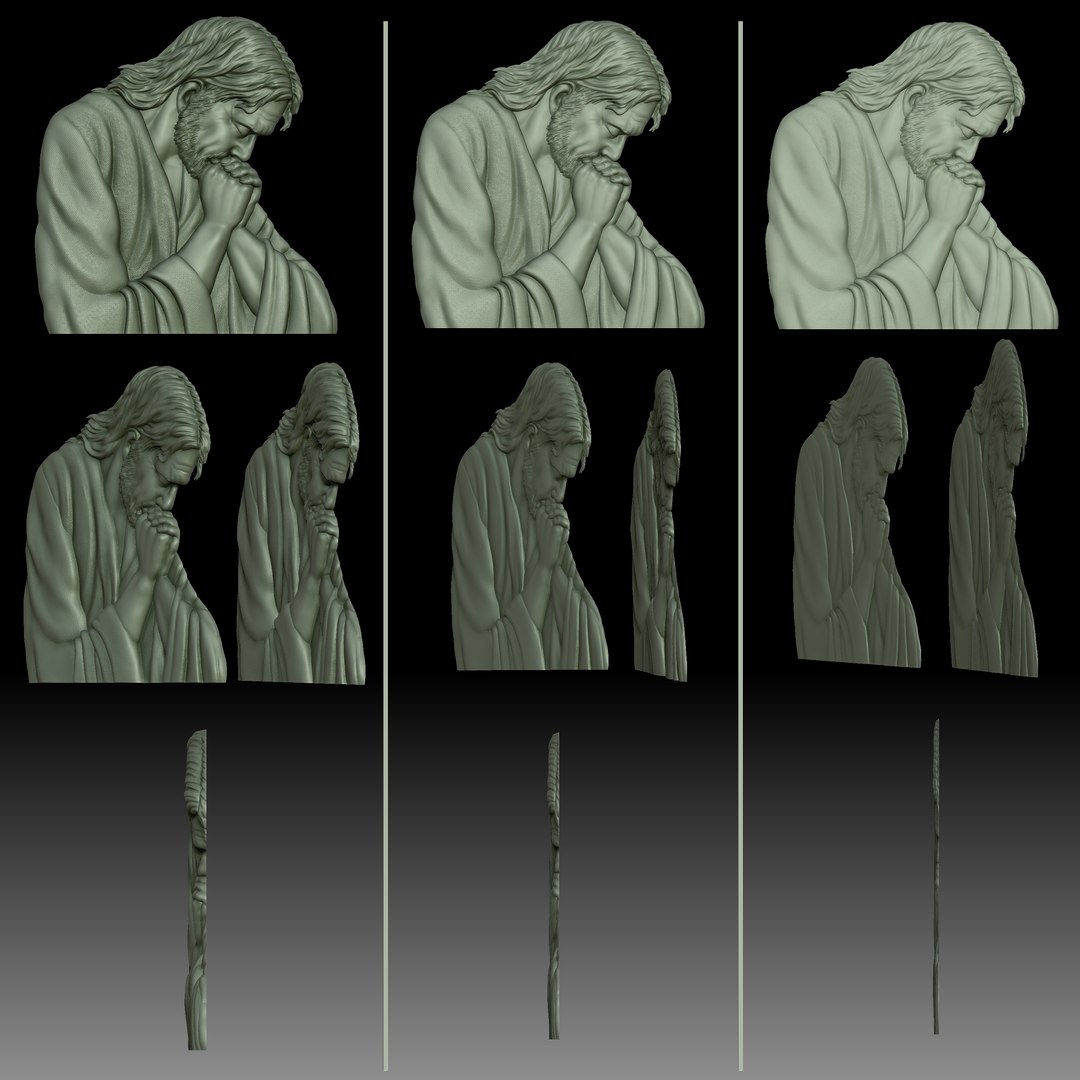 3D Jesus praying low bas-relief for CNC router or print model https://p.turbosquid.com/ts-thumb/Kr/p1FXh0/zt/16/jpg/1721778713/1920x1080/fit_q87/afa9ed79a9afcb2f85937ca27ba248956c739e9b/16.jpg