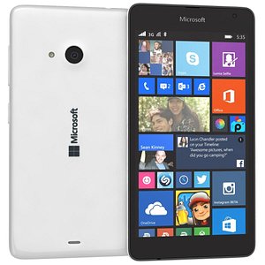3ds microsoft lumia 535 white