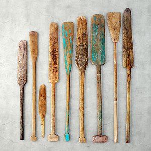 3D oars lodka