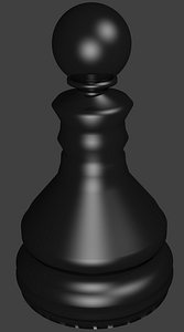 chess pawn 3d 3ds