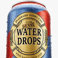 Standard 330ml Beverage Can with Dense Water Drops