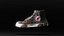 Grunge High-Top Sneakers Low Poly Game-Ready Character Shoes