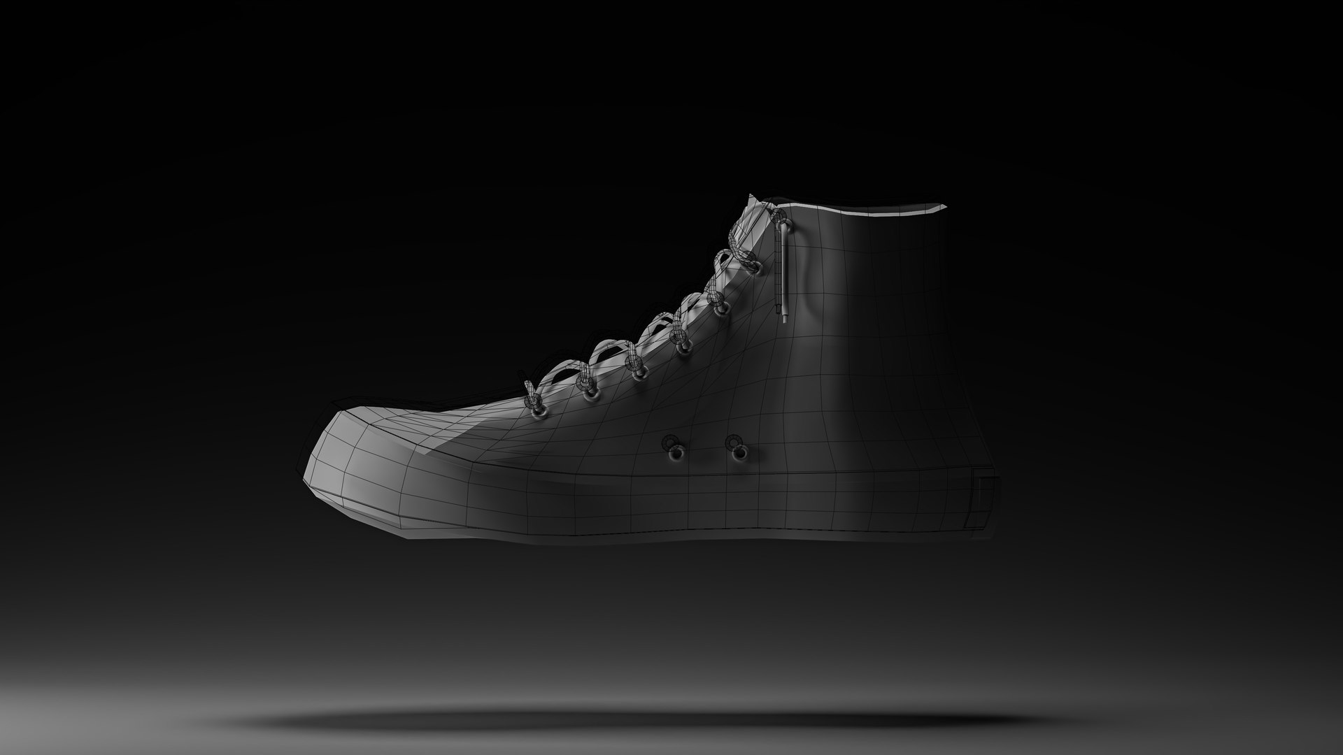 Grunge High-Top Sneakers Low Poly Game-Ready Character Shoes 3D model https://p.turbosquid.com/ts-thumb/Kr/taEqhM/f6/wire/jpg/1770751073/1920x1080/fit_q87/8d4802112ec5ecc13ecc89faefb103cfe585f1ee/wire.jpg