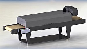 Thermal tunnel for screen printing