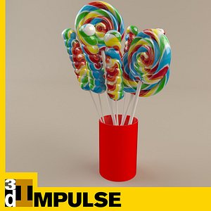 Lollipop cup