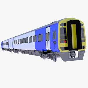 3D UK train exterior