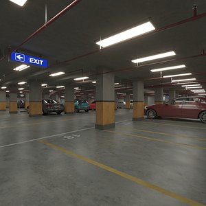 Underground Parking 3D model