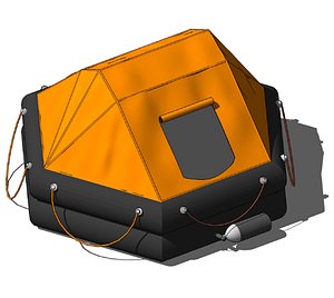 life raft 3d model