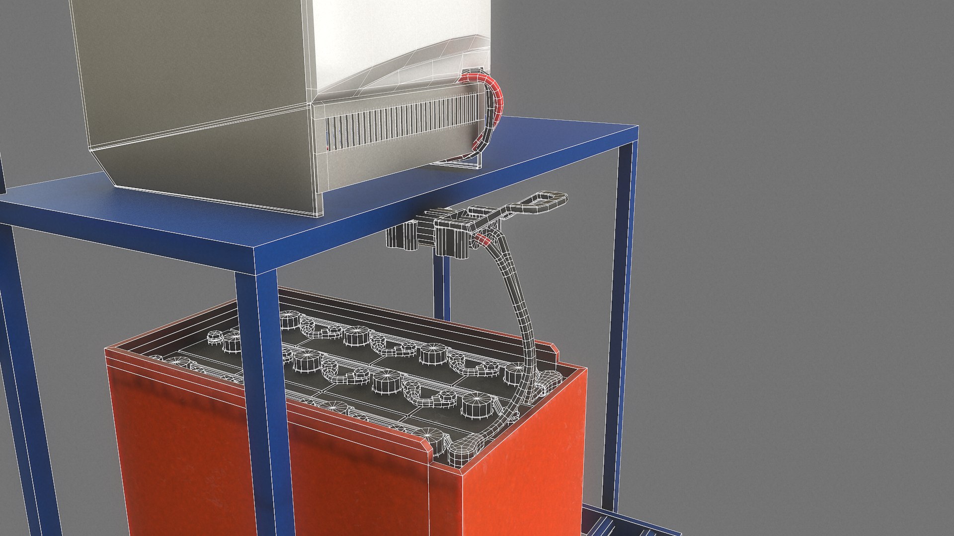 3D battery bay module - TurboSquid 1451868