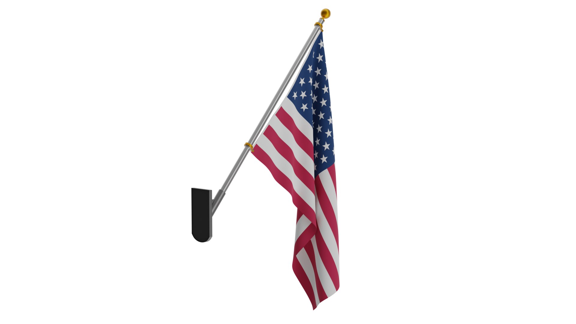 Flags Of USA 3D - TurboSquid 2214519