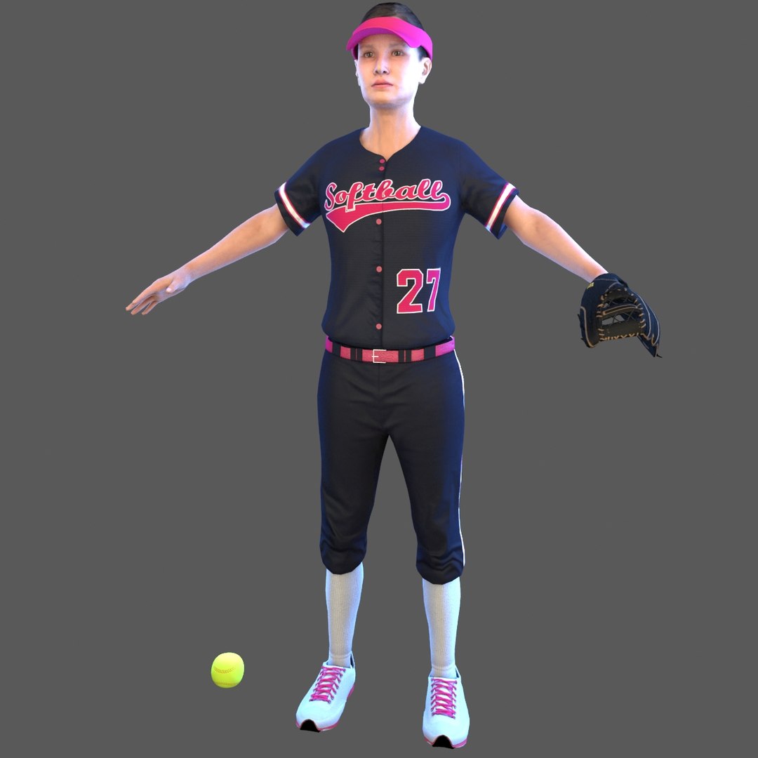 3D Softball Ball Model - TurboSquid 1470922