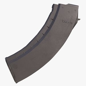 3D Gun Magazine 762x39 Rifle AK 203 204 model