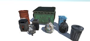 Trashbin set